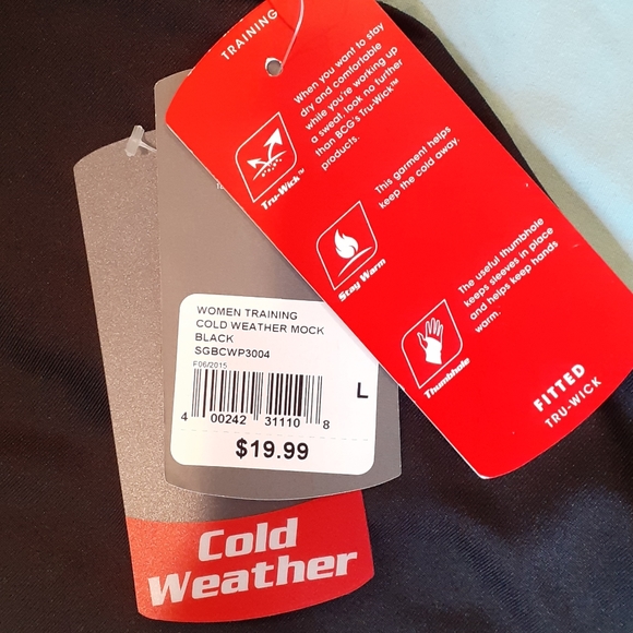 Black Long Sleeve Fitted Cold Weather Shirt - Picture 2 of 4